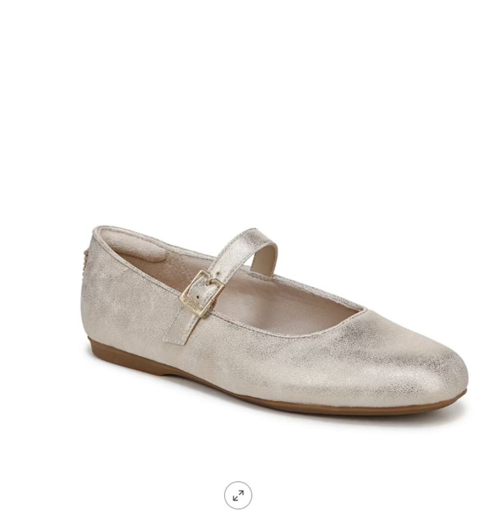 Dr. Scholls Wexley Mary Jane Reflective Comfort Flats Size 6.5